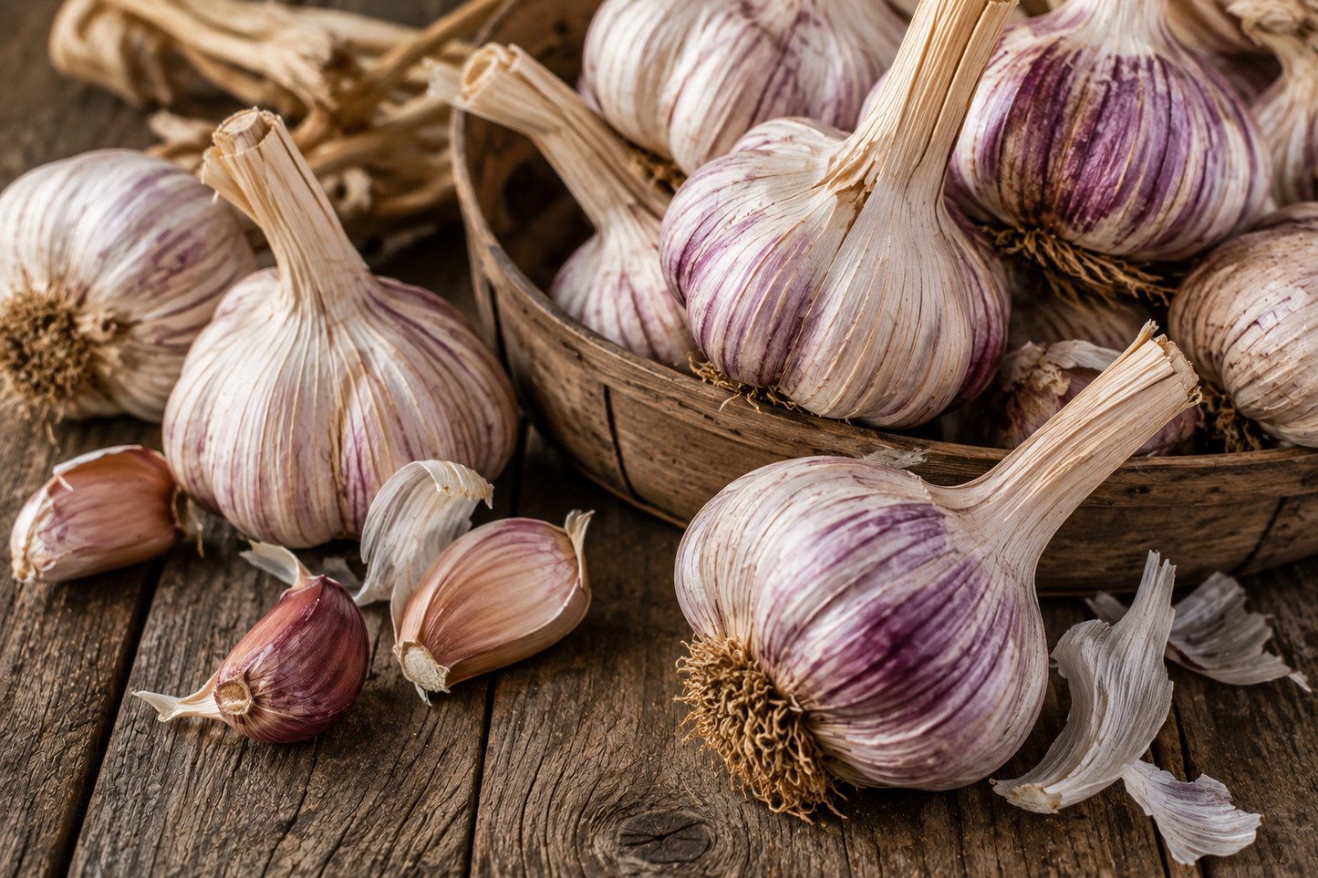 Cured Maryland Organic Garlic