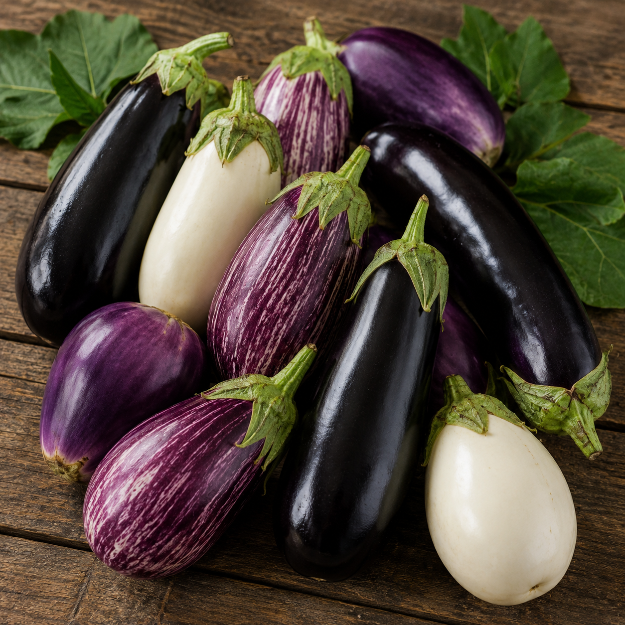 Mixed Italian Eggplants