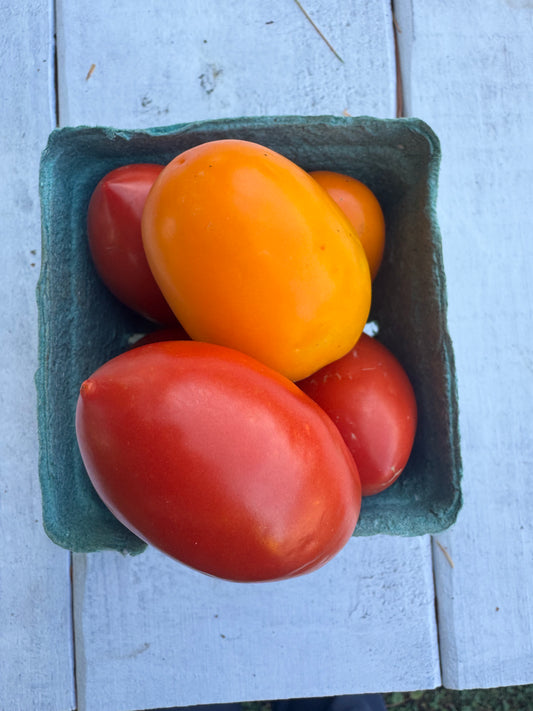 Red & Yellow Plum Tomatoes (per pint)